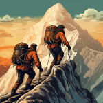 Dois Alpinistas e a Mochila Pesada